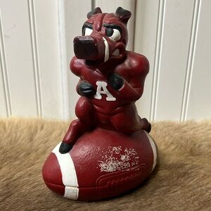 80s Arkansas Razorbacks Football Bank Vintage